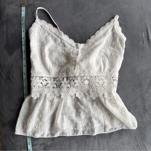 White Bustier Camisole